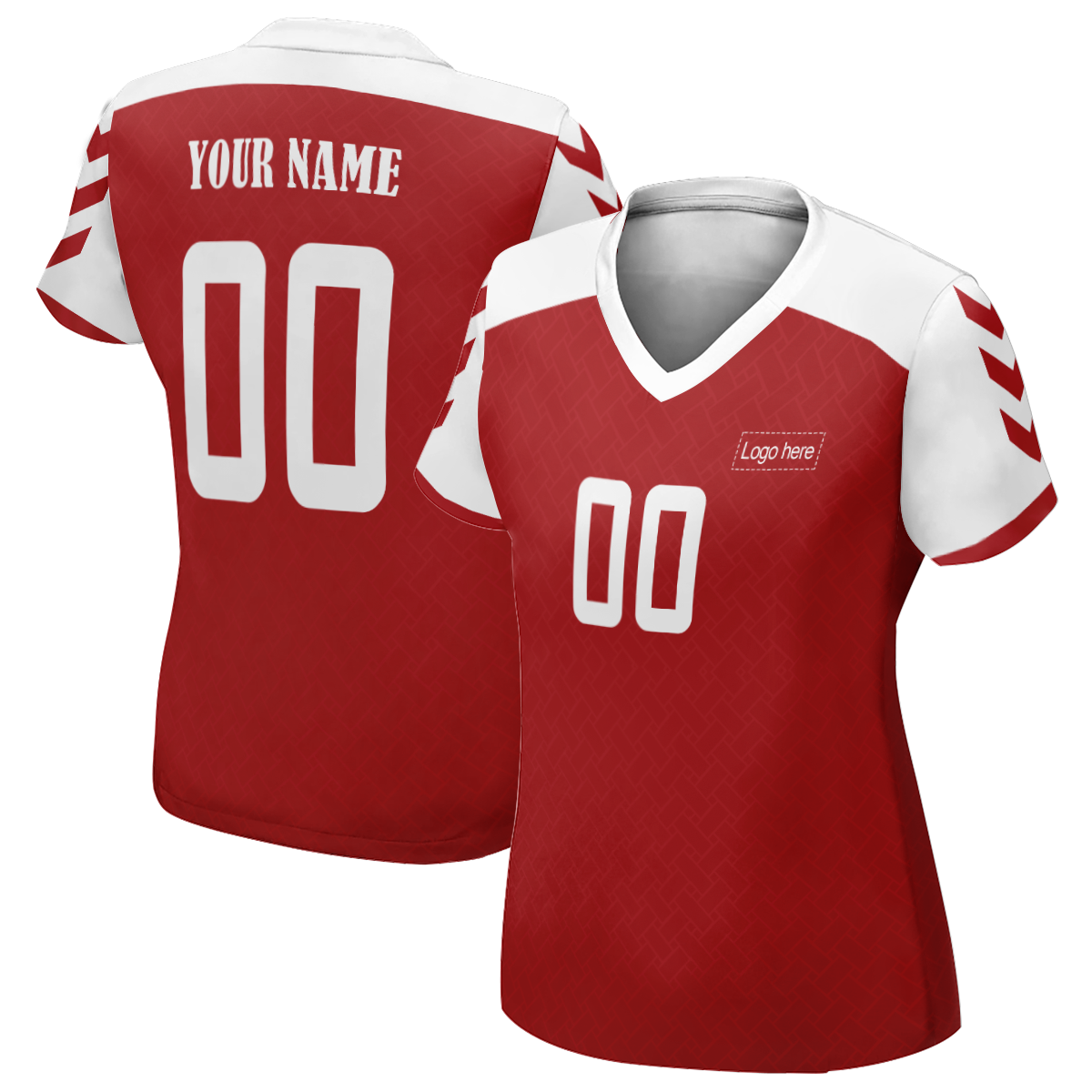 Women's Limited Denmark World Cup Custom Soccer Jersey With Picture