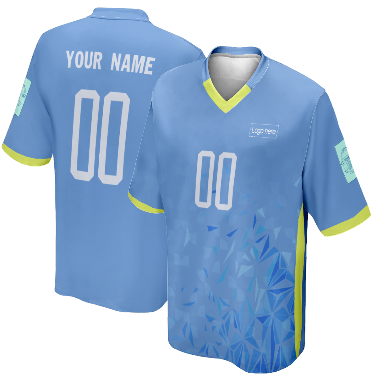 Men's Printed Uruguay World Cup Custom Soccer Jersey With Logo
