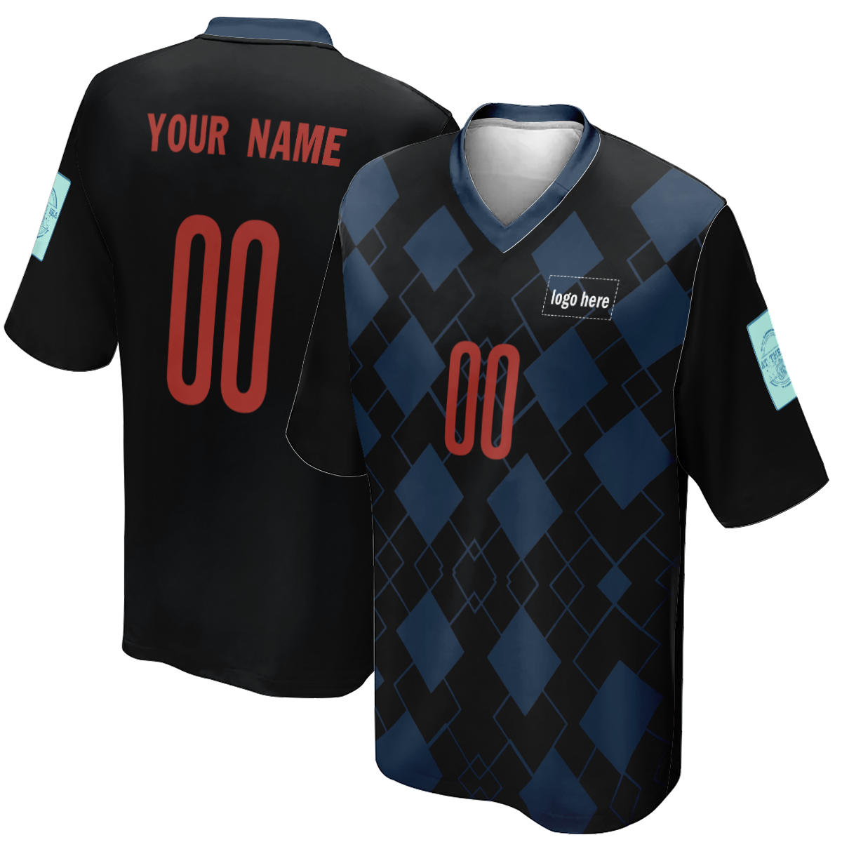 Men's Printed Croatia World Cup Custom Soccer Jersey With Name