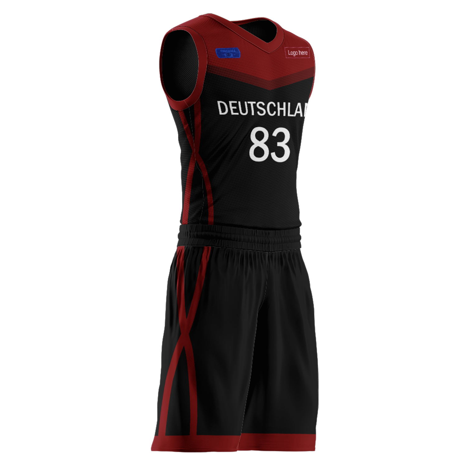 Custom Germany Team Basketball Suits