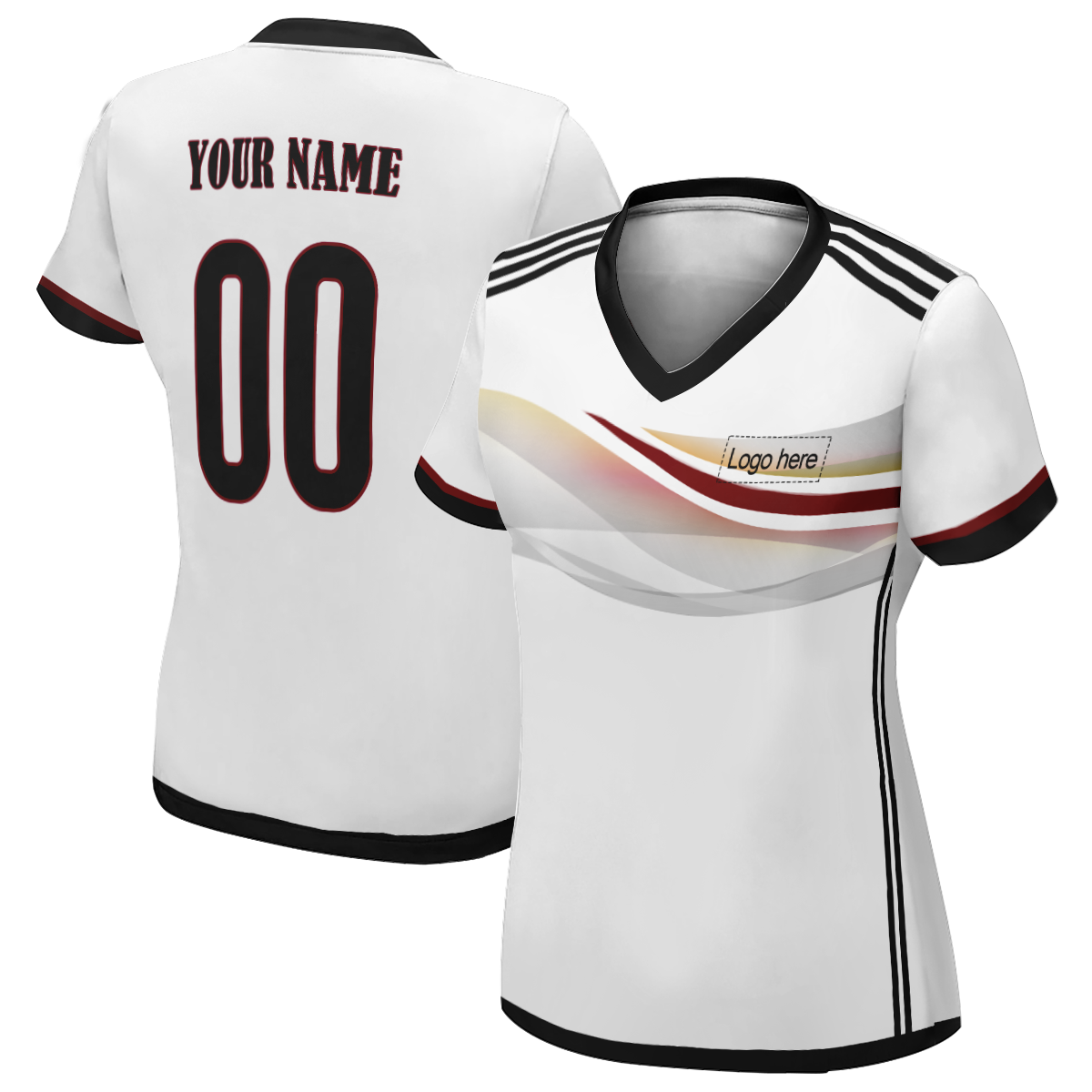 Women's Authentic Germany World Cup Custom Soccer Jersey With Name