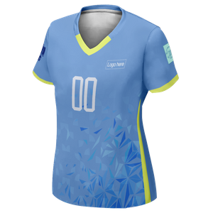Women's Printed Uruguay World Cup Custom Soccer Jersey With Logo