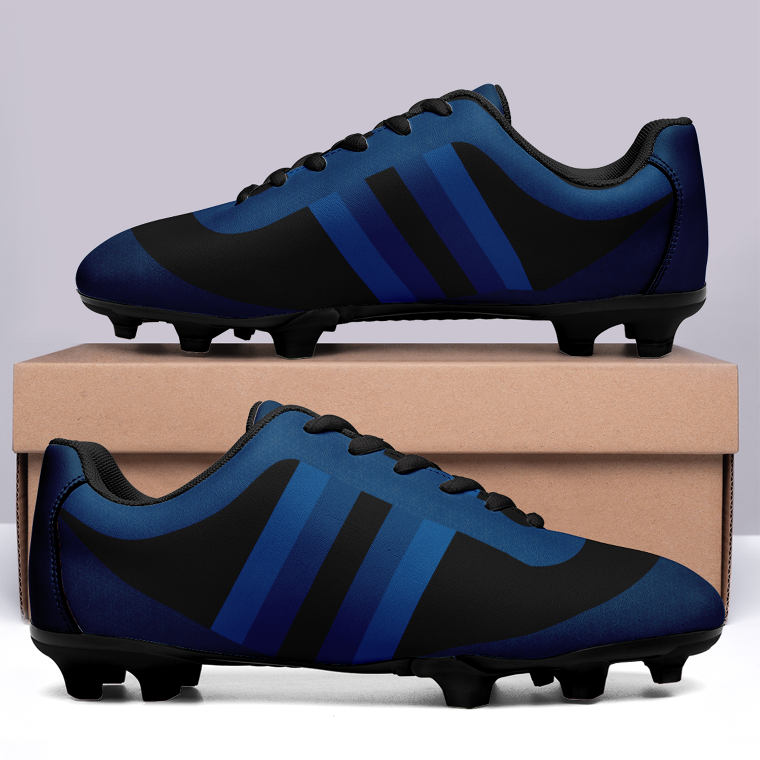 Custom England Team Firm Ground Football Cleats Print On Demand Football Shoes