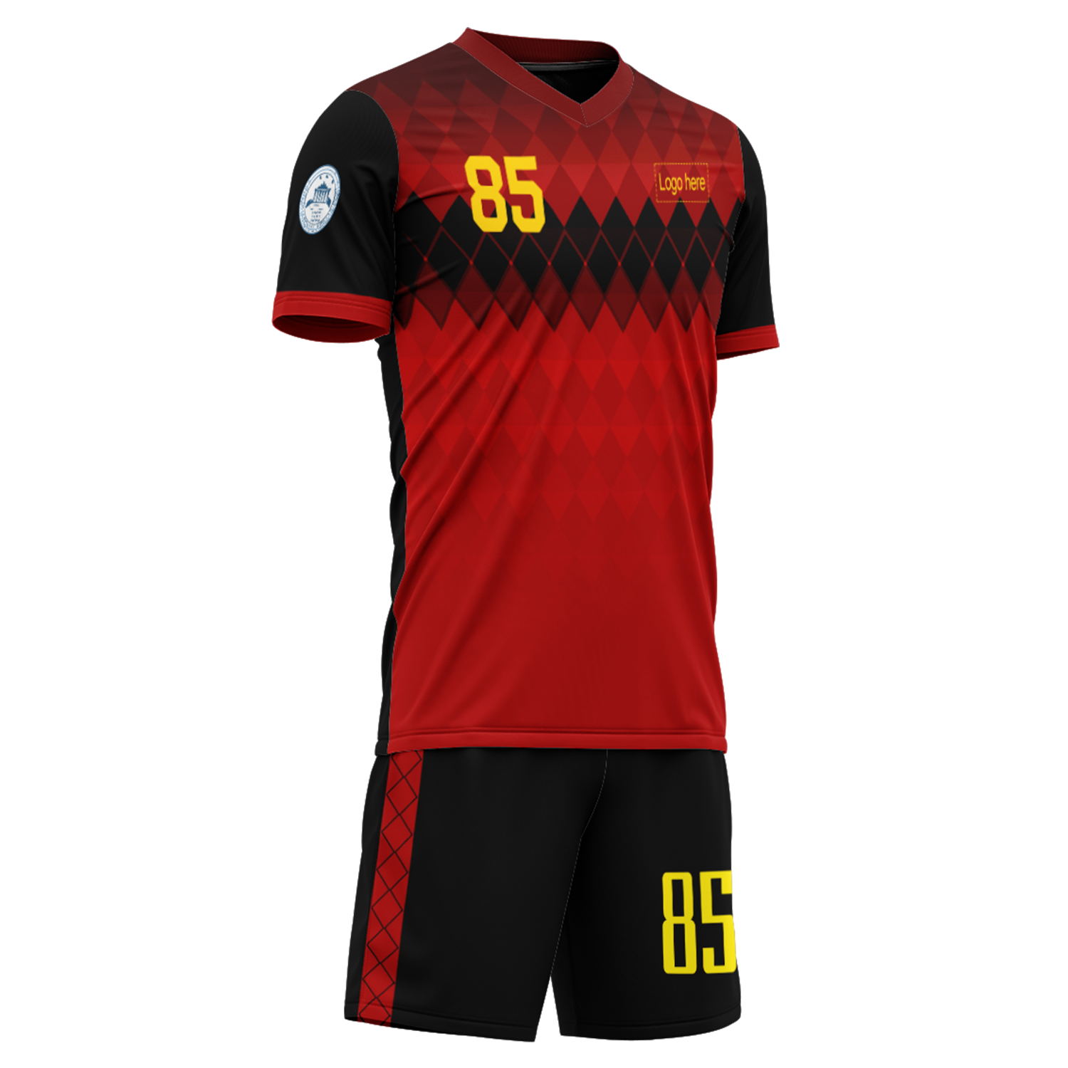 Custom Belgium Team Football Suits Personalized Design Print on Demand Soccer Jerseys