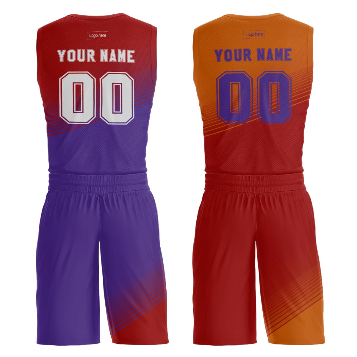 Custom Sports Uniform Jerseys Printed Sublimation Reversible Athletic Team Basketball Vest Jersey Wear for Men/Women