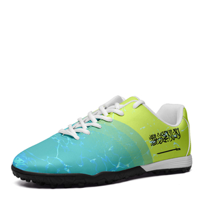 Custom Saudi Arabia Team Soccer Shoes Personalized Design Printing POD Football Shoes