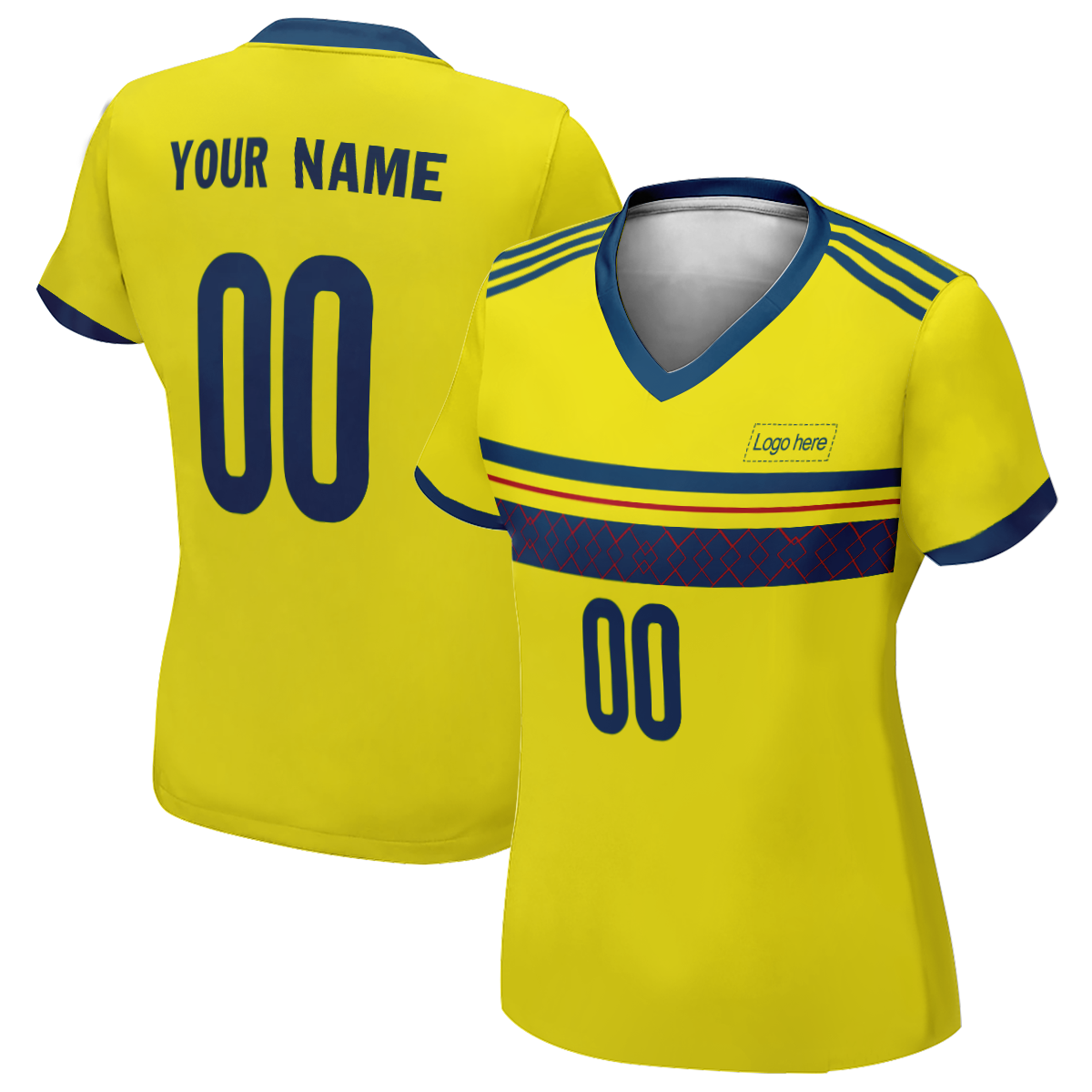 Women's Stitched Sweden World Cup Custom Soccer Jersey With Name