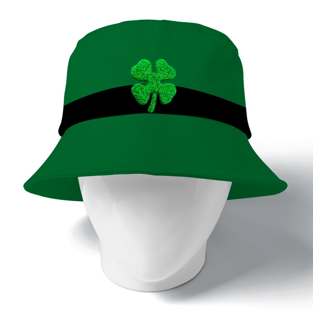 Customize Personalized Design Single Layer Print on Demand ST Patrick's Bucket Hats