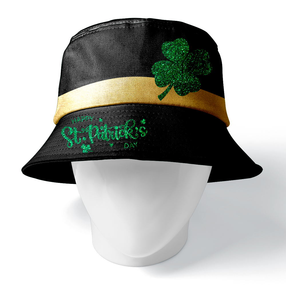 Custom Double Layer Print on Demand ST Patrick's Bucket Hats