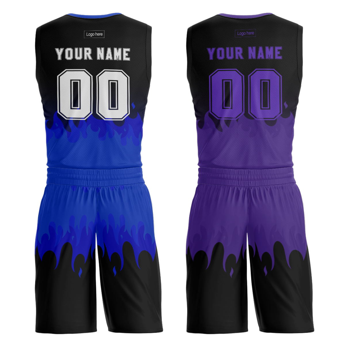 Wholesales Reversible Basketball Jersey Custom Personalized Print Your Name Number Basketball Team Uniform Shirts for Adult