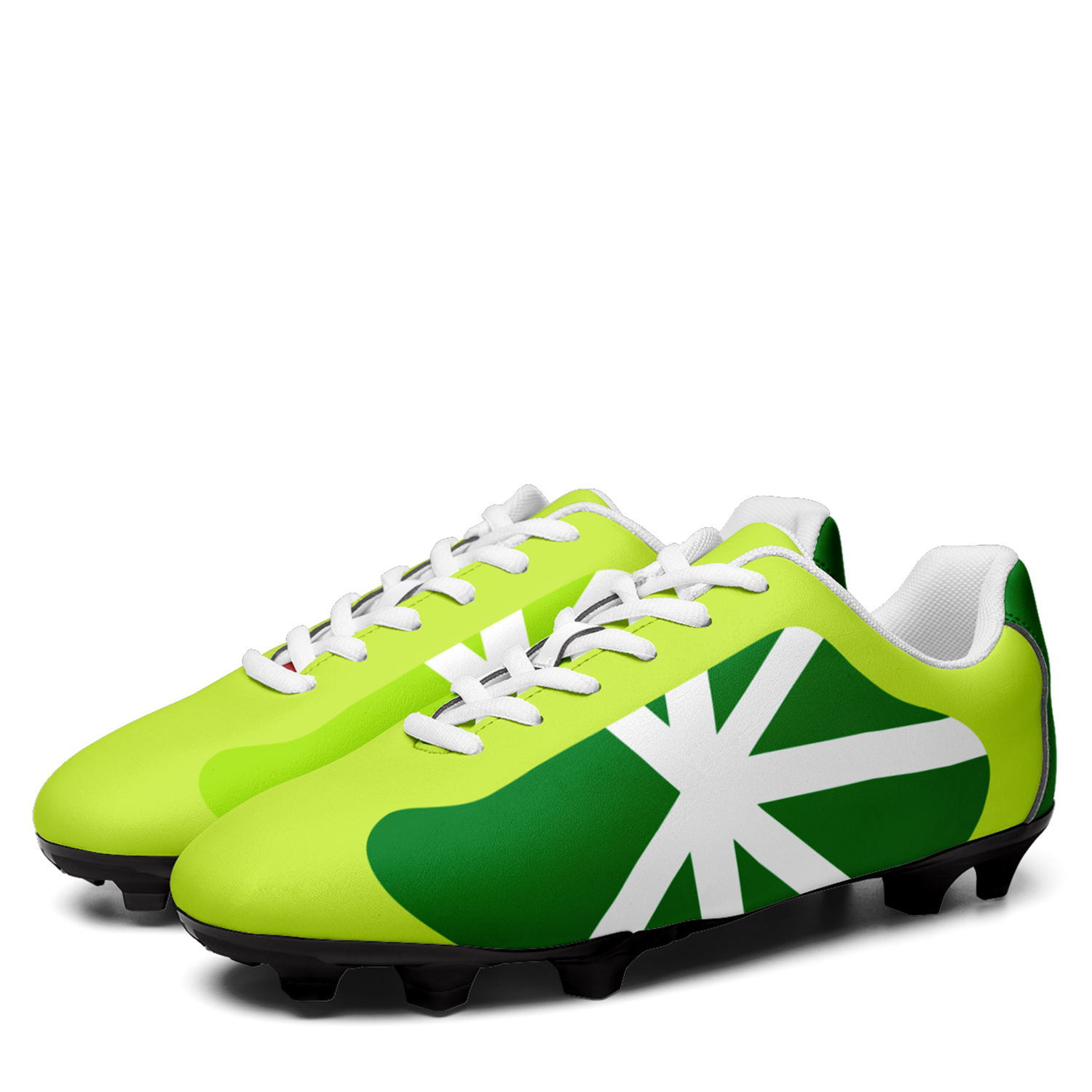 Custom Iran Team Firm Ground Soccer Cleats Print On Demand Football Shoes