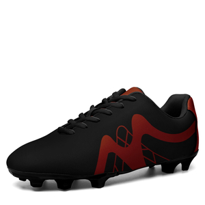 Custom Belgium Team Firm Ground Football Cleats Print On Demand Football Shoes