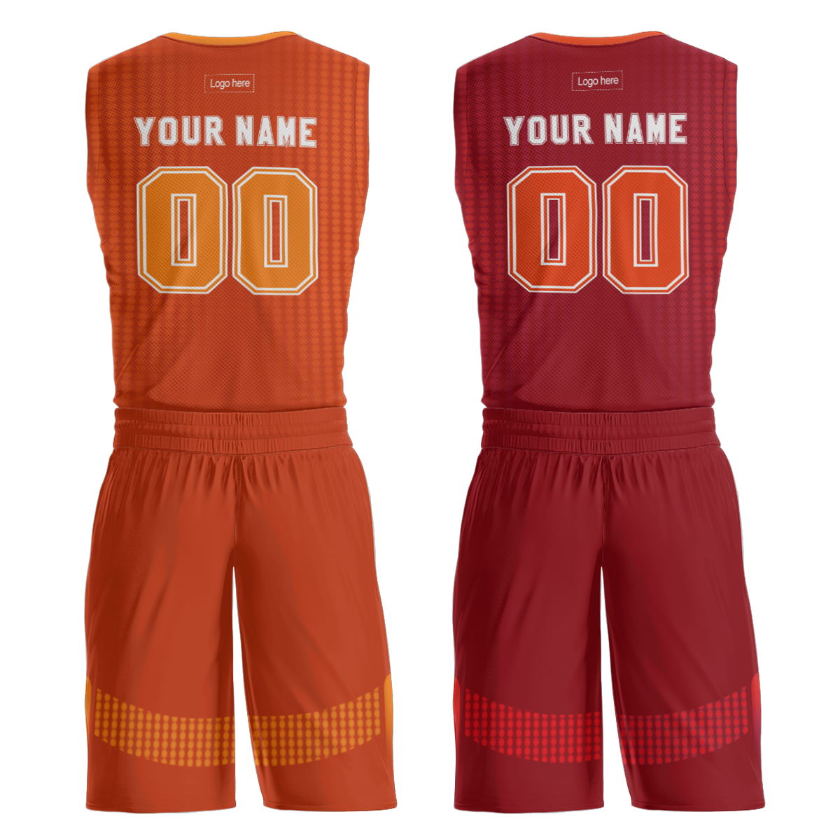 Full Sublimation Printing Basketball Uniform Custom Your Own Logo Reversible Basketball Jersey With OEM Service