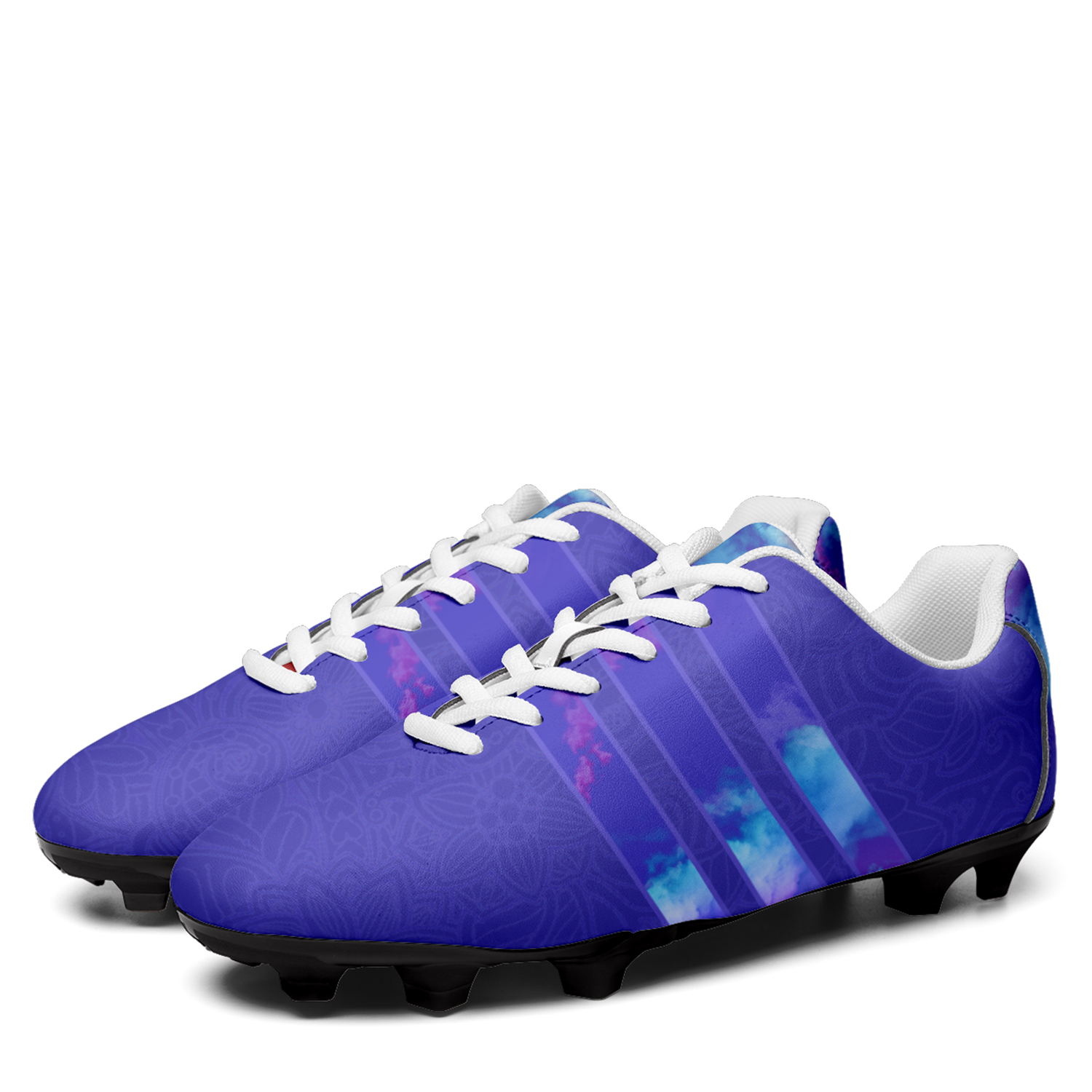 Custom Denmark Team Firm Ground Football Cleats Print On Demand Football Shoes