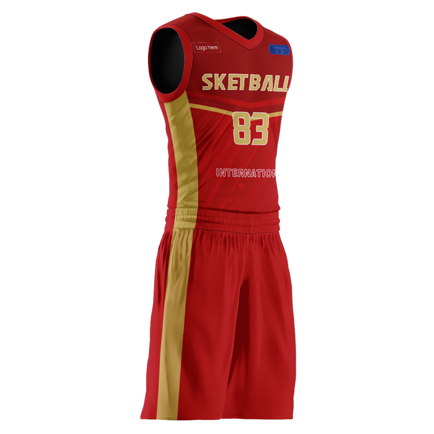 Custom Spain Team Basketball Suits