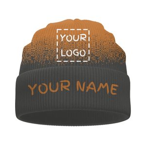 Custom Beanie Hats for Youth Winter Personalized Design Print on Demand Knitted Caps Unisex Soft Warm Hat