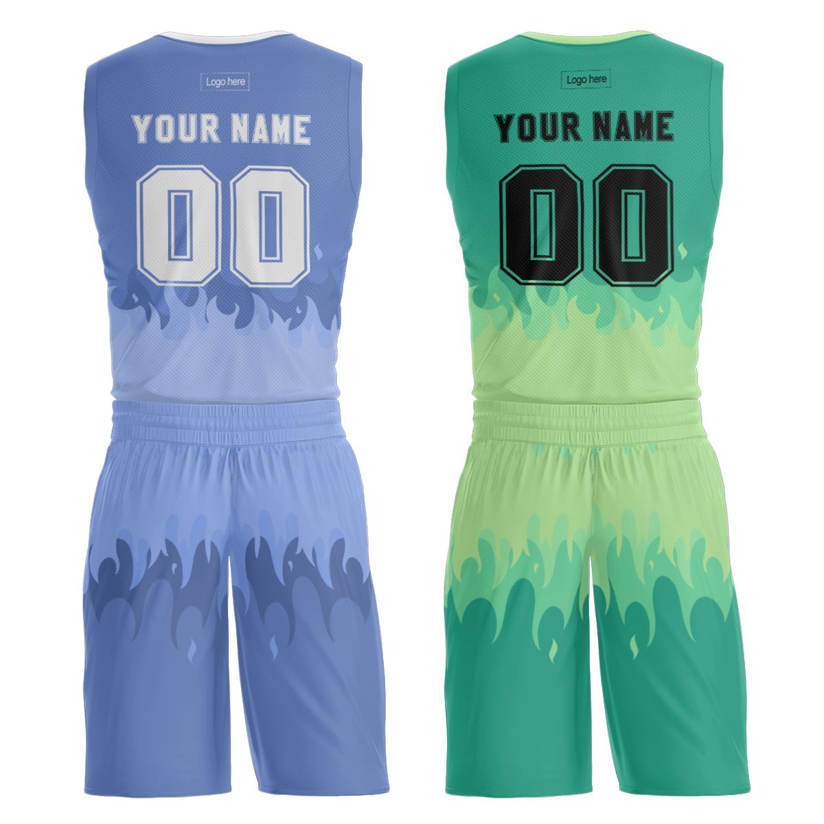 Digital Printing Custom Sports Suits Men Newest Best Reversible Basketball Jerseys Shirts Tops Sportswear