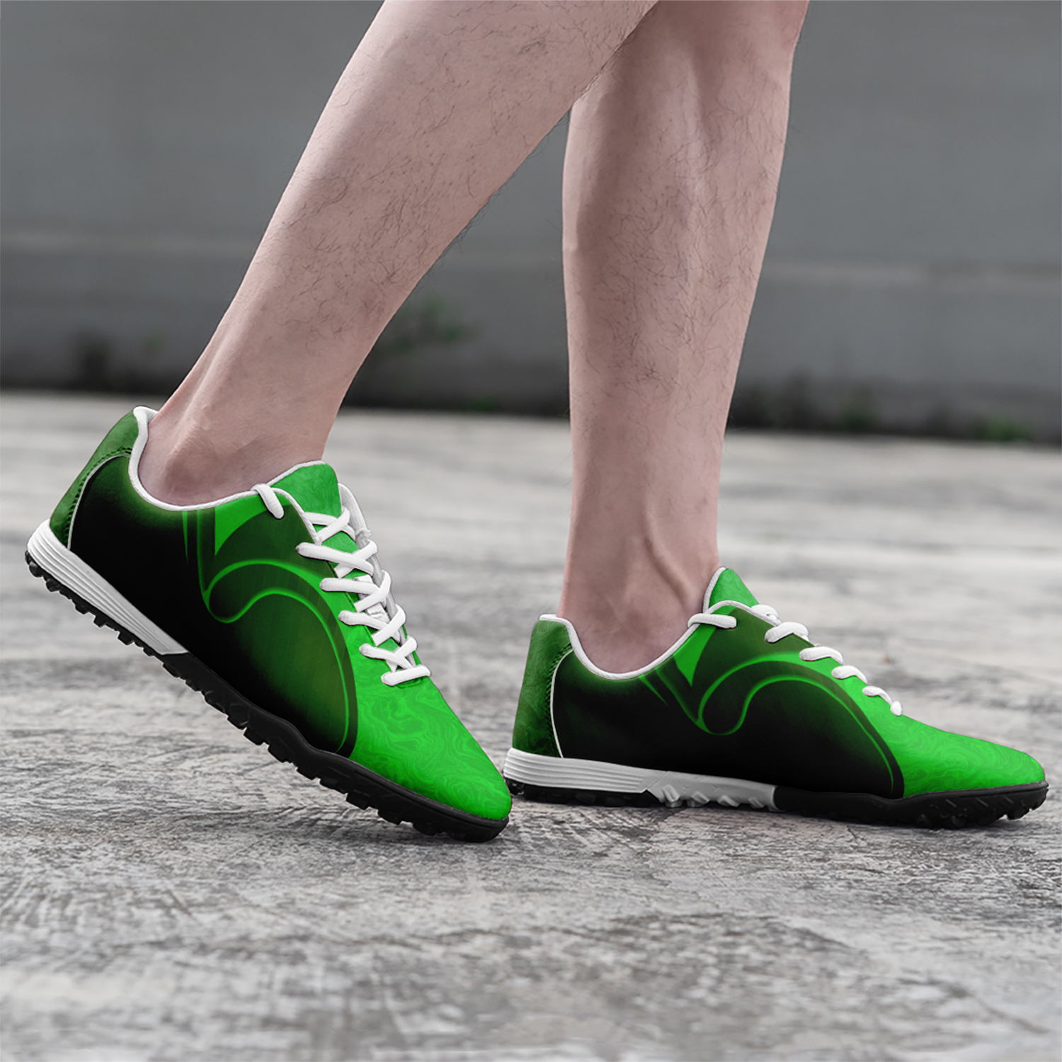 Custom Algeria Team Soccer Shoes Personalized Design Printing POD Football Shoes